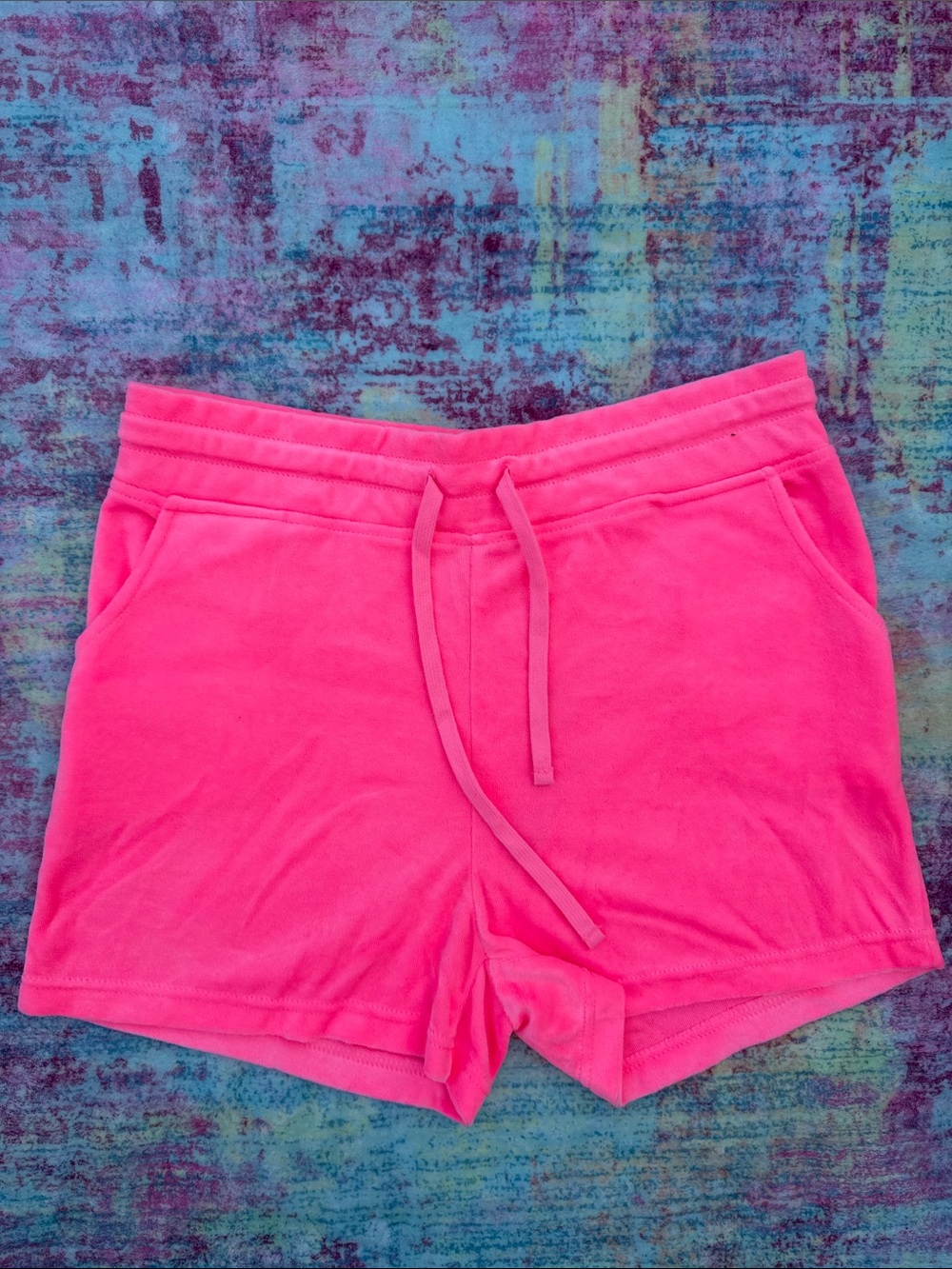 Fashion Nova Hot Pink Drawstring Athletic Shorts